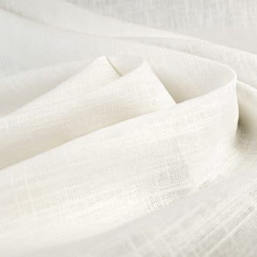 naturalna tkanina ramia z bawelna biala smietankowaB