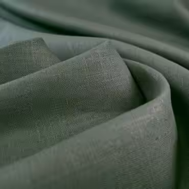 naturalny material ramia z domieszka bawelny zielenA