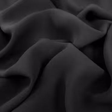 szyfon czarny jedwabny elastyczny matowyA