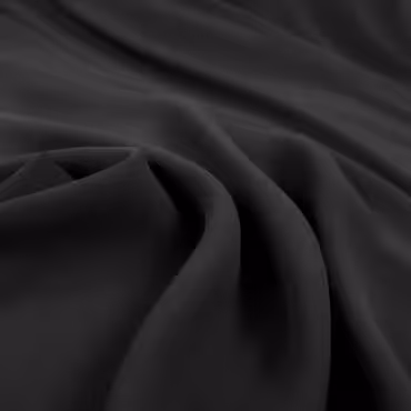 szyfon czarny jedwabny elastyczny matowyB