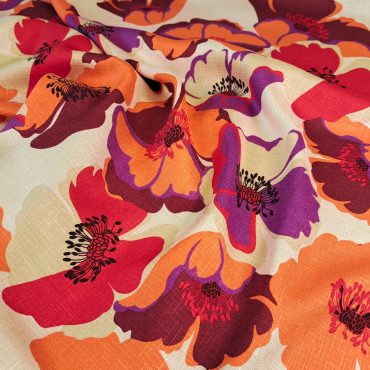 markowa tkanina ramia z wiskoza premium wzor kwiatyA