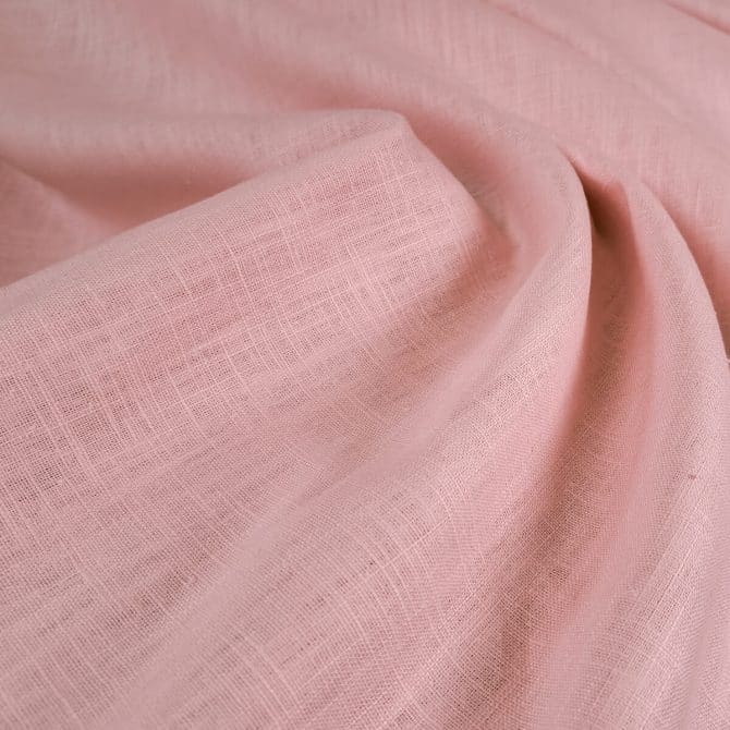 ramia z bawelna rozowa jasna tkanina naturalna 100%C