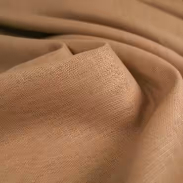 ramia material naturalny z bawelna cynamonowy brazA