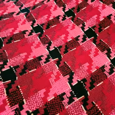 chanelka sygnowana naturalna roz z czerwienia pepitka krataB