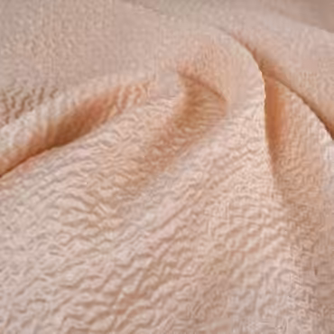 zakard naturalny bawelna z lnem brzoskwiniowy wypukly wzorA