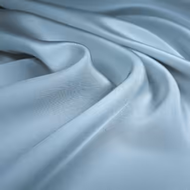 gruba krepa jedwabna blekitna nieprzezierna naturalnaA