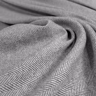 cienki kaszmir w jodelke szary miekki premiumA