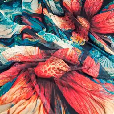 kolorowa siatka we wzory elastyczna miekkaA