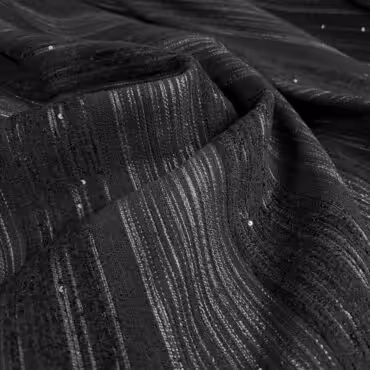 zakard czarny z cekinami bawelniany z welna i lureksemA