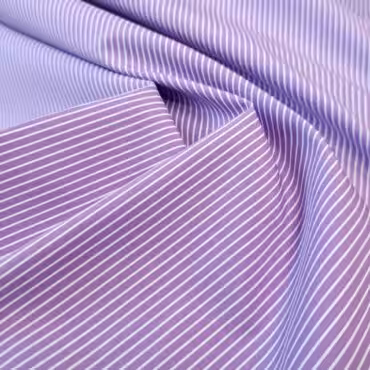 koszulowa bawelna w paski lawendowy fiolet z bielaA
