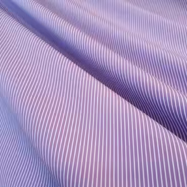 koszulowa bawelna w paski lawendowy fiolet z bielaB