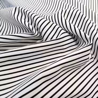 bawelna w paski bialo-czarne koszulowaA