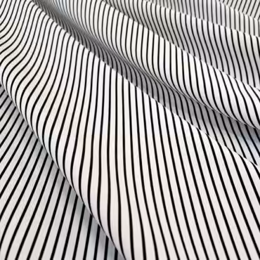 bawelna w paski bialo-czarne koszulowaB