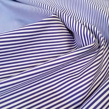 bawelna koszulowa wzor paski niebiesko-fioletowe z bielaA