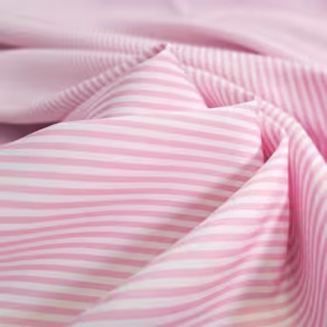 koszulowa bawelna w paski rozowo-bialeA