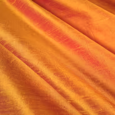 szantung jedwabny dwuton zolty szafranowy z fuksja polyskB