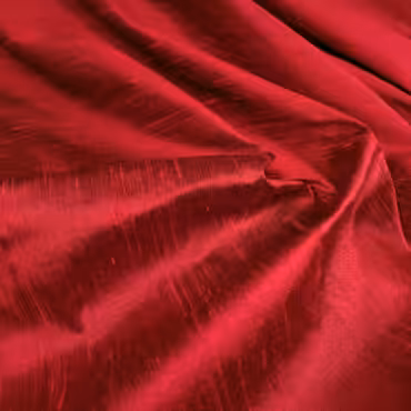 szantung jedwabny czerwony polyskA