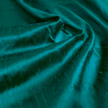 szantung jedwabny zielony szmaragdowy polyskA