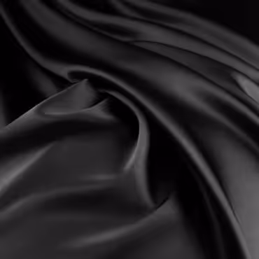 czarna satyna jedwabna z elastanemB