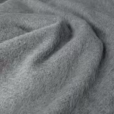 tkanina angora z alpaka szara plaszczowa z wlosiemA