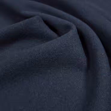 granatowy flausz z welny vergin i kaszmiru plaszczowyA