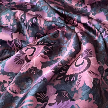 jedwab satynowy elastyczny wzor kwiatyA