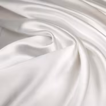 gruba satyna jedwabna biala smietankowa kryjaca gladkaA