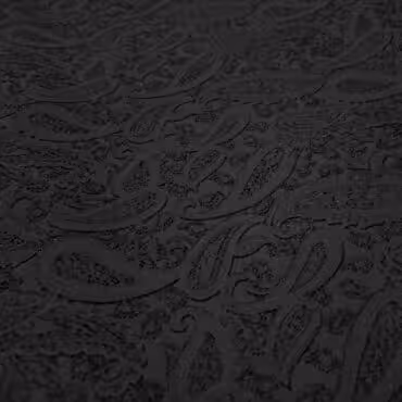 czarny zakard elastyczny bawelniany wzor paisleyB