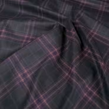 czarna welna w krate fioletowa kostiumowaA