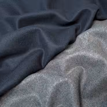 material double face welna z kaszmirem granat szaryA