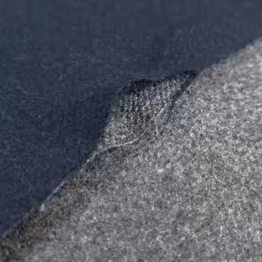 material double face welna z kaszmirem granat szaryB