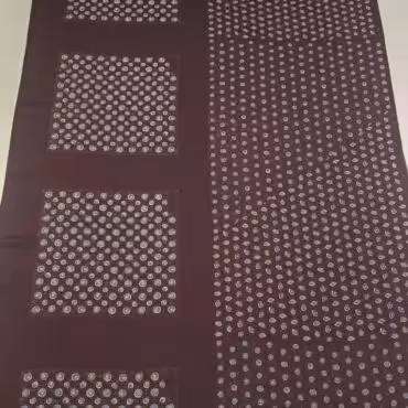 jedwab krawatowy drobne wzorki burgund panel 90cmB