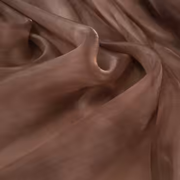 organza jedwabna cieniowana tie dye braz mokkaA