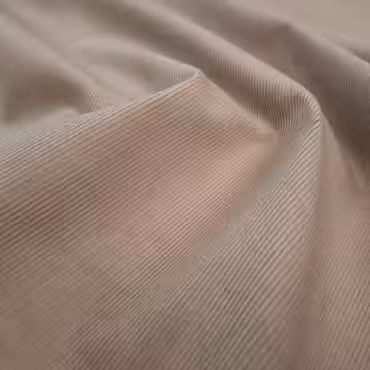 odzieżowy sztruks beżowy bawełniany wąski prążek