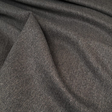 tweed welna virgin zabie oczko ciemny bez z czerniaA