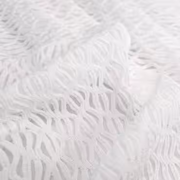 Materiał ażurowy dzianina biała drobne wzorki