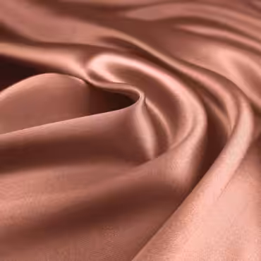 jedwabna satyna z elastanem miedziana gładka kryjąca