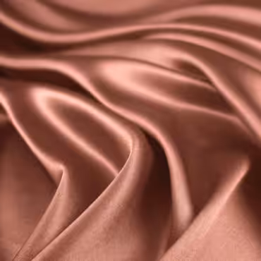 jedwabna satyna z elastanem miedziana gładka kryjąca włoska