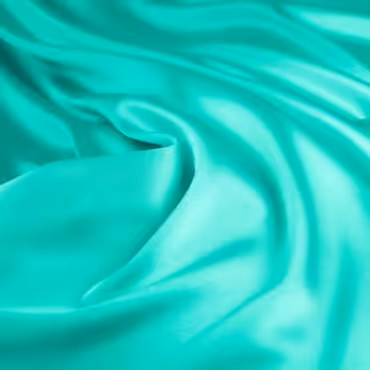 jedwabna satyna z elastanem miętowa jednolita gładka naturalna