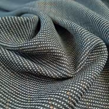 cienka wełna sukienkowa lekko przezierna drobne wzorki