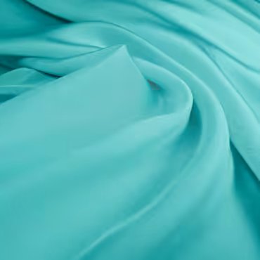 krepa jedwabna miętowa cienka klasyczna