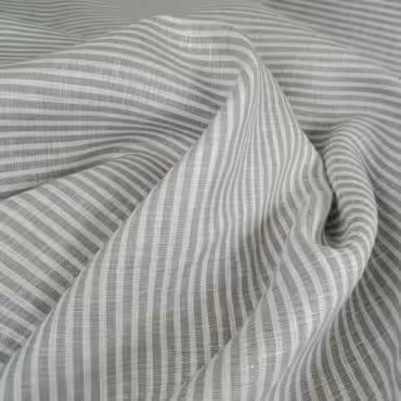 len w paski biało szare naturalny