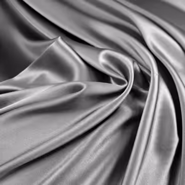 satyna jedwabna z elastanem szara