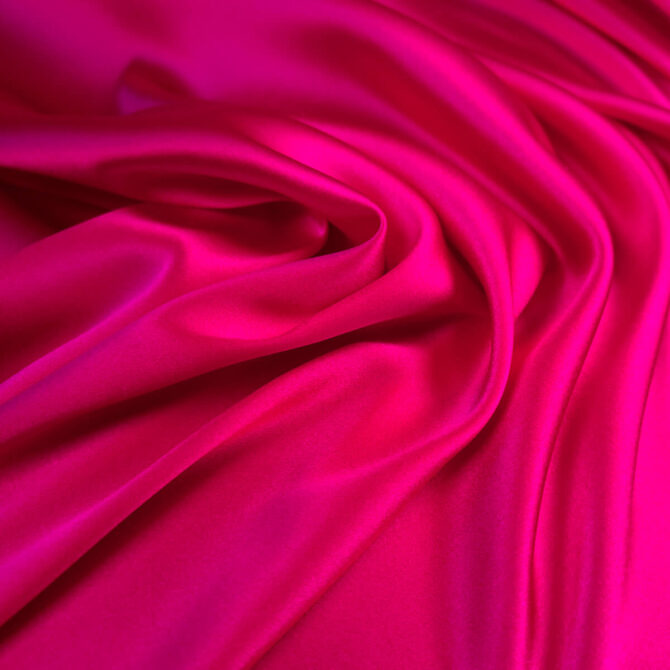 satyna jedwabna z elastanem magenta