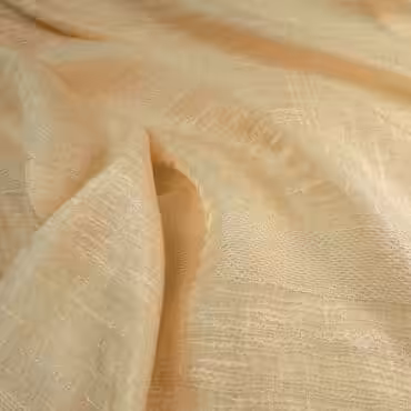 przezierna tkanina żakardowa maślany żółty ze srebrną nitką