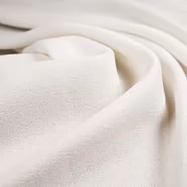 krepa wełniana cienka biała śmietankowa splot żorżetowy