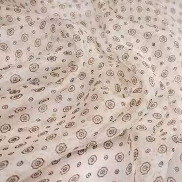 szyfon w drobne wzorki wiskoza z jedwabiem