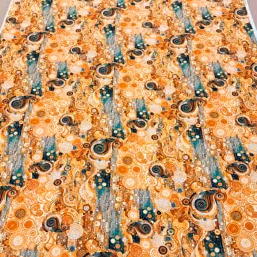 krepdeszyn jedwab naturalny gęsty wzór cienka krepa pełna szerokość tkaniny