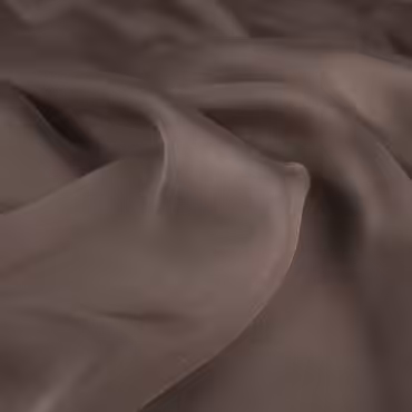 szyfon jedwabny opalizujący brązowy jednolity