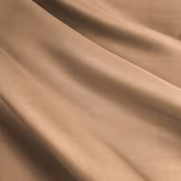 gruba organza z jedwabiu 100% karmelowa jednolita gładka